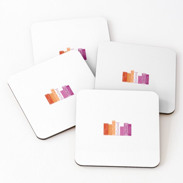 Item preview, Kinda Discreet Lesbian Flag Books (Rounded) designed and sold by itsannacanna.