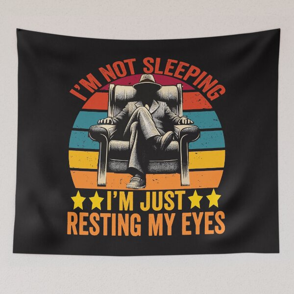 Item preview, Sleeping Resting Eyes Funny Dad Jokes father's day designed and sold by BOUCHERIT amine.