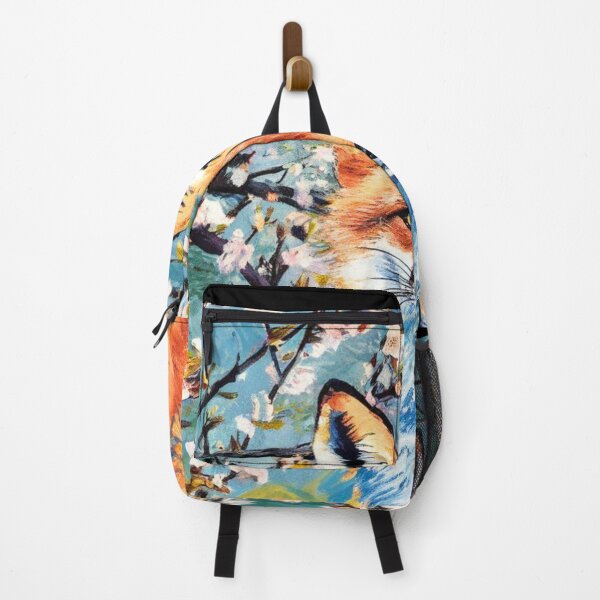 Artikelvorschau, Fuchs-Porträt. Kirschblüte, Blumenfuchs, Vintage-Fuchs, Fuchs-Malerei, Paul Cezanne-Stil entworfen und verkauft von FoxVibes.