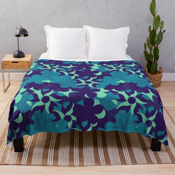 Item preview, Flowers in Blue and teal designed and sold by CelCorDesigns.