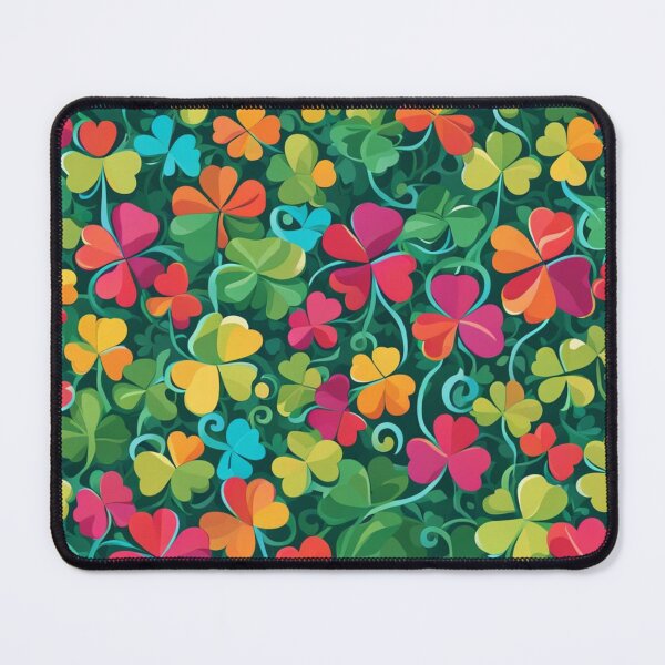 Item preview, Abstract Colorful Clover Vines Pattern designed and sold by calibrit.