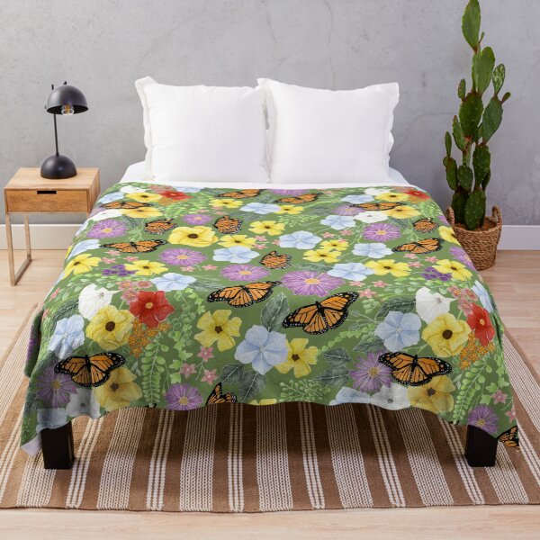 Item preview, Wildflowers of Carnarvon Gorge Warm Green Medium designed and sold by greenerybywendy.