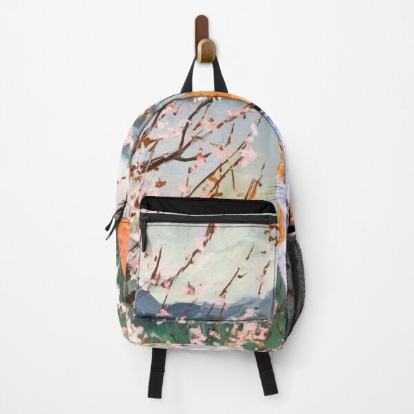 Artikelvorschau, Fuchs-Porträt. Kirschblüte, Blumenfuchs, Vintage-Fuchs, Fuchs-Malerei, Paul Cezanne-Stil entworfen und verkauft von FoxVibes.