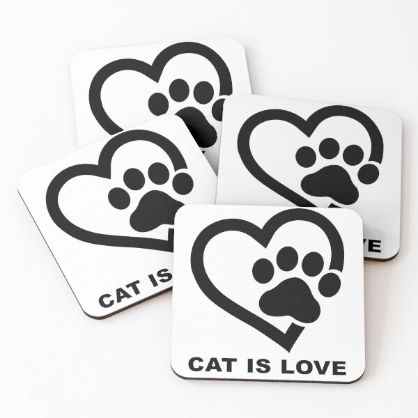 Item preview, Cat is Love designed and sold by MDesign8.