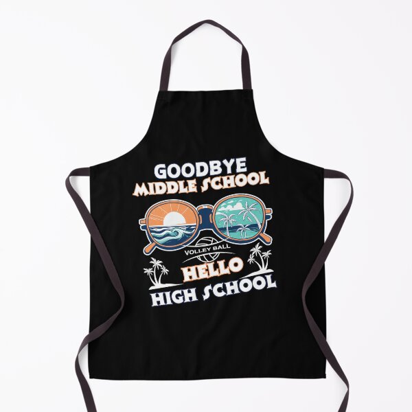 Item preview, Good Bye Middle School Hello High School Typographic Back To School Design designed and sold by Raise2Shine.