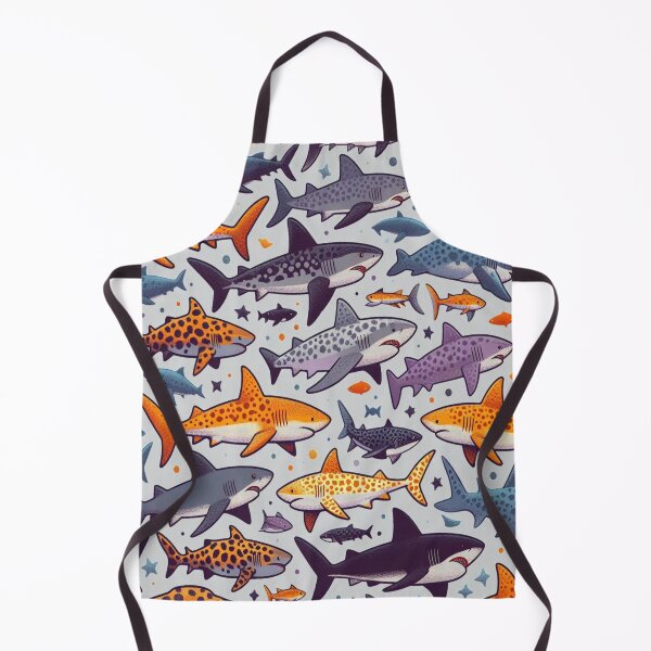 Item preview, Shark Patterns designed and sold by Wildlife and marine life.