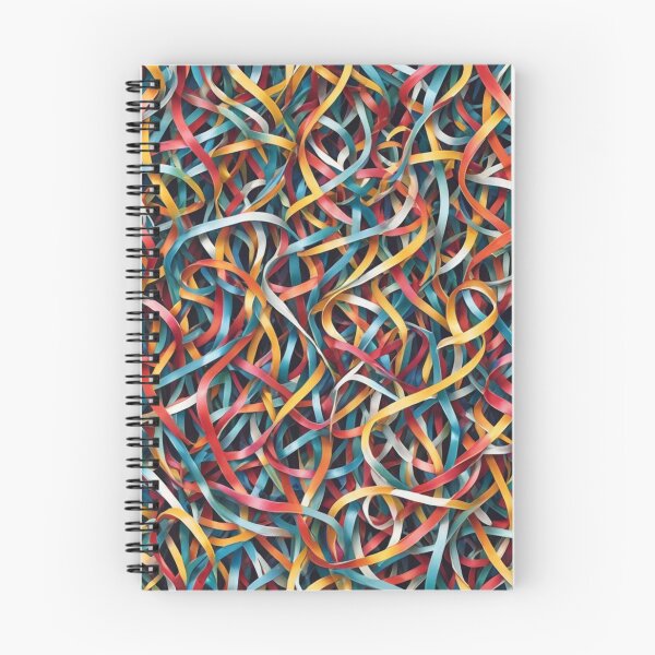 Item preview, Abstract Colorful Ribbon Pattern designed and sold by calibrit.