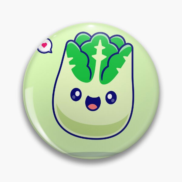 Item preview, Cute Green Mustard Lettuce Smile Cartoon Vector Icon Illustration Food Nature Isolated Flat Vector designed and sold by hjian8219.