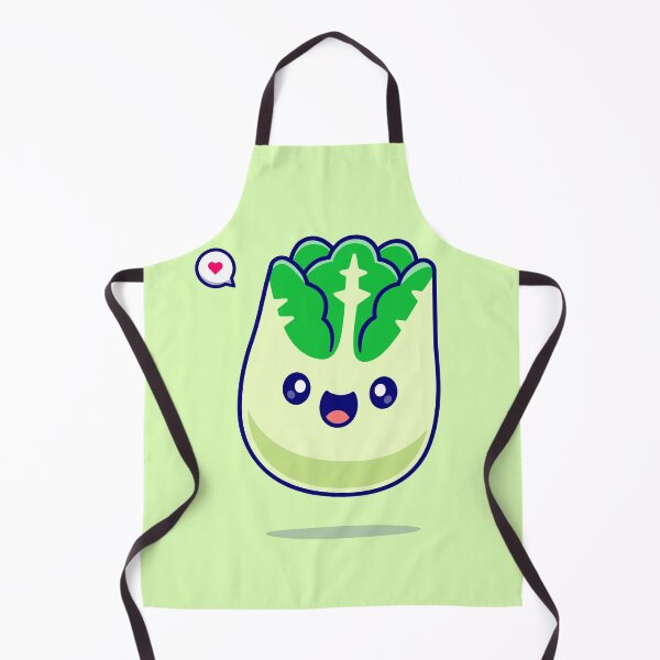 Item preview, Cute Green Mustard Lettuce Smile Cartoon Vector Icon Illustration Food Nature Isolated Flat Vector designed and sold by hjian8219.