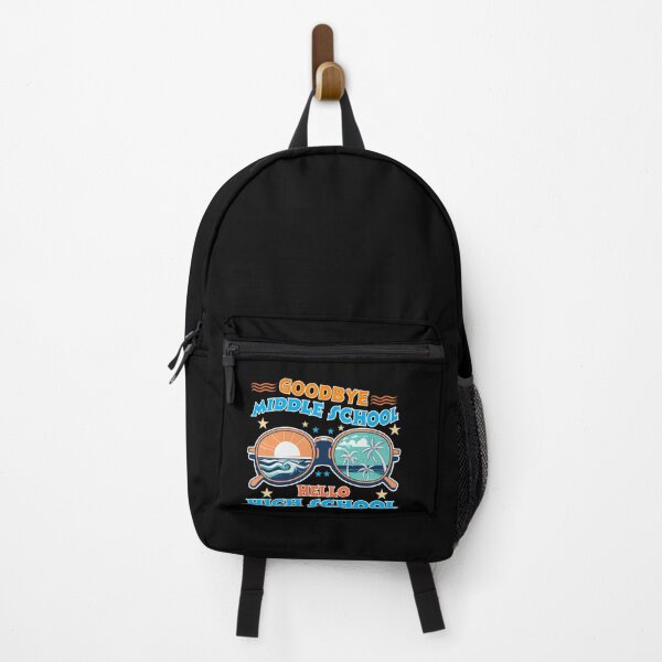 Item preview, Good Bye Middle School Hello High School Typographic Back To School Design designed and sold by Raise2Shine.