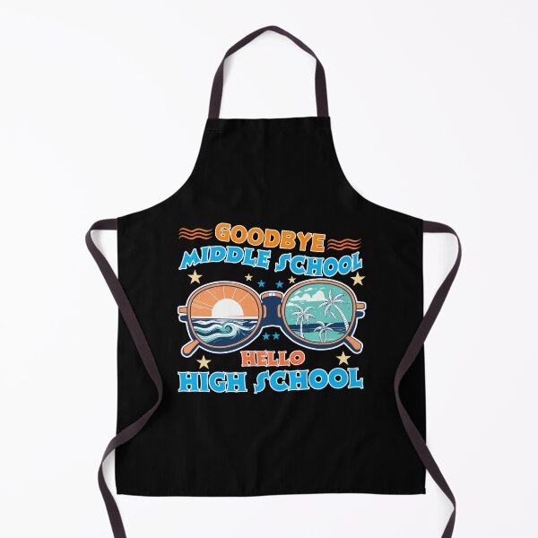 Item preview, Good Bye Middle School Hello High School Typographic Back To School Design designed and sold by Raise2Shine.