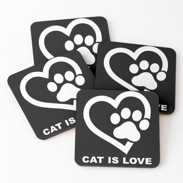 Item preview, Cat is Love designed and sold by MDesign8.