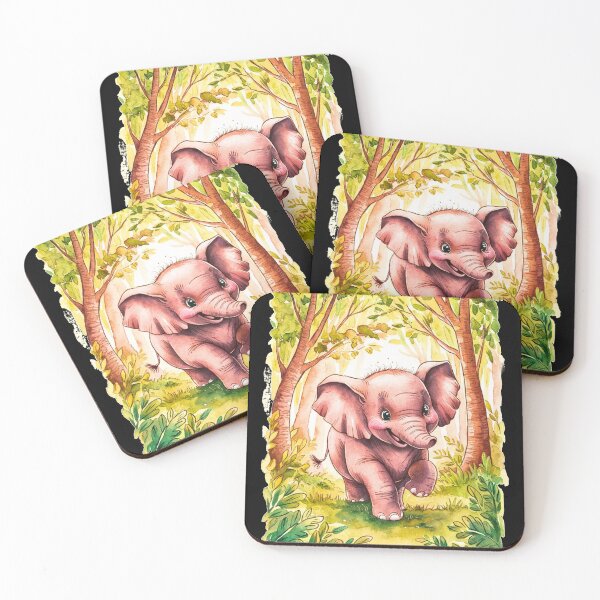 Item preview, Cute Elephant. Little elephant, colorful elephant, elephant drawing designed and sold by ElephantVibes.