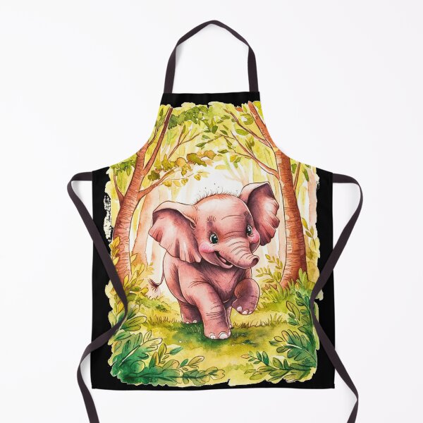 Item preview, Cute Elephant. Little elephant, colorful elephant, elephant drawing designed and sold by ElephantVibes.