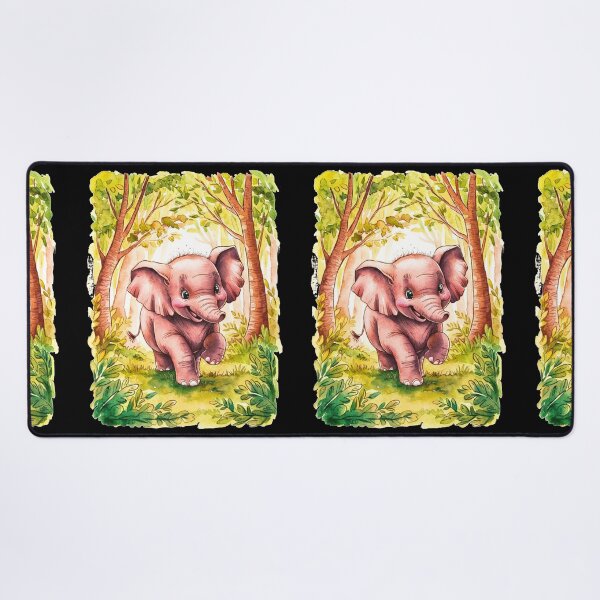 Item preview, Cute Elephant. Little elephant, colorful elephant, elephant drawing designed and sold by ElephantVibes.