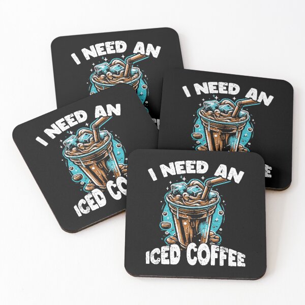 Item preview,  Funny Coffee Gift I Need An Ice Coffee Caffeine Addict designed and sold by MCGNYC.