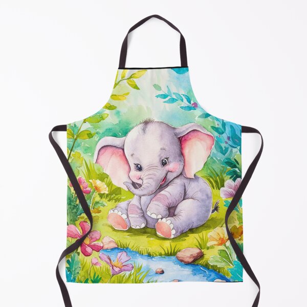Item preview, Cute Elephant. Little elephant, colorful elephant, elephant drawing designed and sold by ElephantVibes.