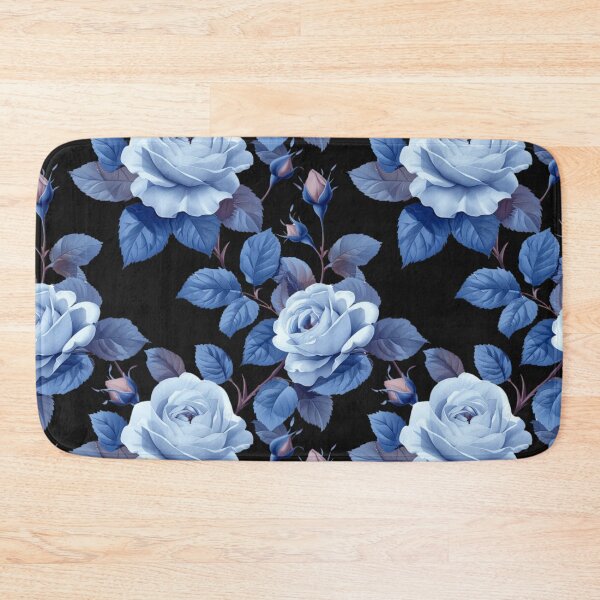 Item preview, "A Rose in Blue" designed and sold by DesignVistaHub.