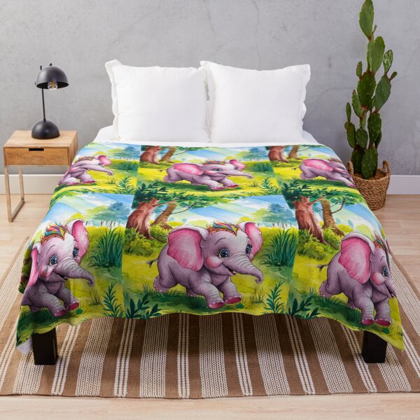 Item preview, Cute Elephant. Little elephant, colorful elephant, elephant drawing designed and sold by ElephantVibes.
