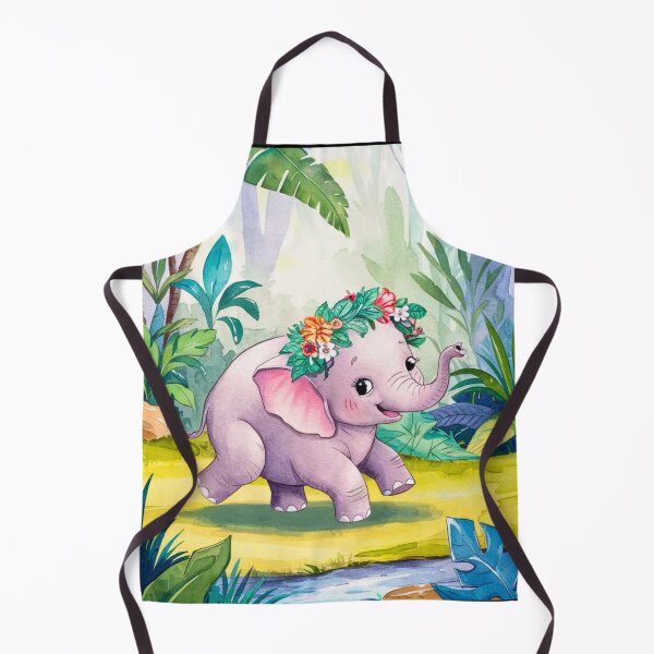 Item preview, Cute Elephant. Little elephant, colorful elephant, elephant drawing designed and sold by ElephantVibes.