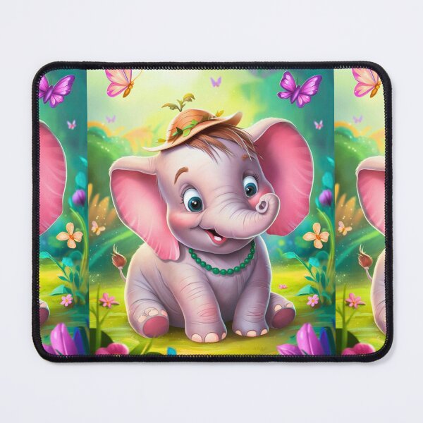 Item preview, Cute Elephant. Little elephant, colorful elephant, elephant drawing designed and sold by ElephantVibes.
