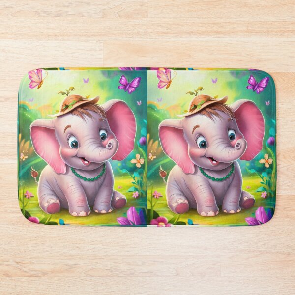 Item preview, Cute Elephant. Little elephant, colorful elephant, elephant drawing designed and sold by ElephantVibes.