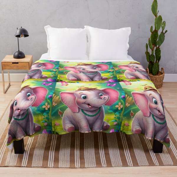 Item preview, Cute Elephant. Little elephant, colorful elephant, elephant drawing designed and sold by ElephantVibes.