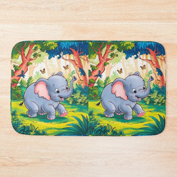 Item preview, Cute Elephant. Little elephant, colorful elephant, elephant drawing designed and sold by ElephantVibes.