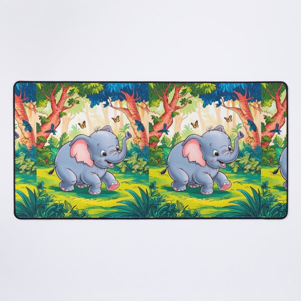 Item preview, Cute Elephant. Little elephant, colorful elephant, elephant drawing designed and sold by ElephantVibes.