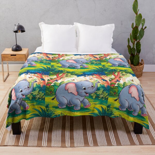 Item preview, Cute Elephant. Little elephant, colorful elephant, elephant drawing designed and sold by ElephantVibes.