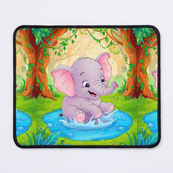 Item preview, Cute Elephant. Little elephant, colorful elephant, elephant drawing designed and sold by ElephantVibes.