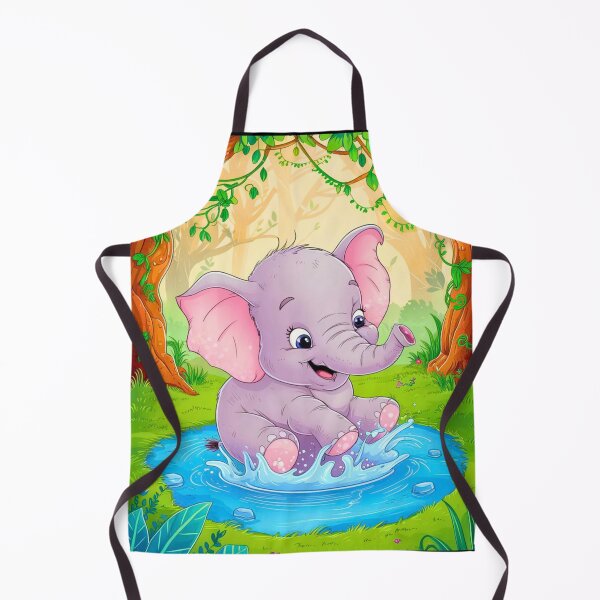 Item preview, Cute Elephant. Little elephant, colorful elephant, elephant drawing designed and sold by ElephantVibes.