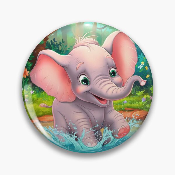 Item preview, Cute Elephant. Little elephant, colorful elephant, elephant drawing designed and sold by ElephantVibes.