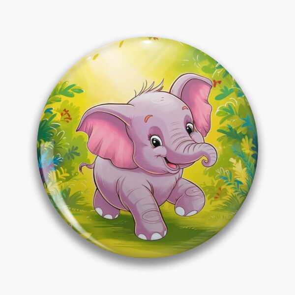 Item preview, Cute Elephant. Little elephant, colorful elephant, elephant drawing designed and sold by ElephantVibes.