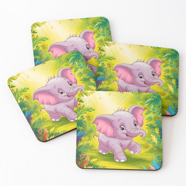 Item preview, Cute Elephant. Little elephant, colorful elephant, elephant drawing designed and sold by ElephantVibes.