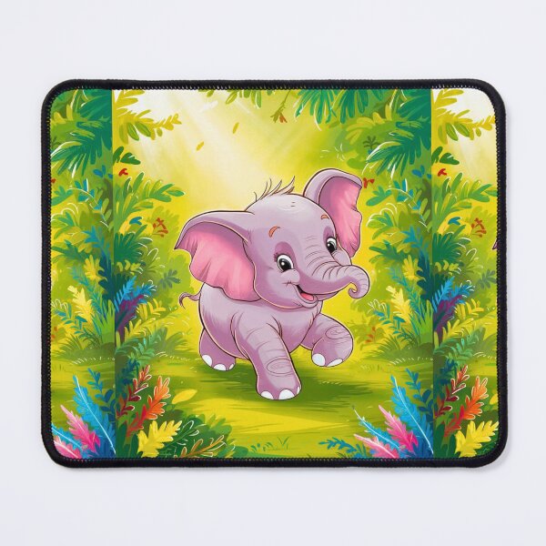 Item preview, Cute Elephant. Little elephant, colorful elephant, elephant drawing designed and sold by ElephantVibes.