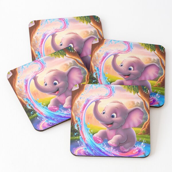 Item preview, Cute Elephant. Little elephant, colorful elephant, elephant drawing designed and sold by ElephantVibes.