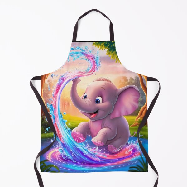Item preview, Cute Elephant. Little elephant, colorful elephant, elephant drawing designed and sold by ElephantVibes.