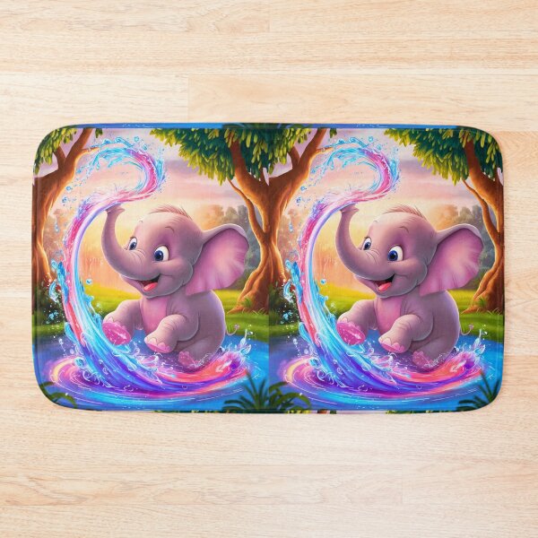 Item preview, Cute Elephant. Little elephant, colorful elephant, elephant drawing designed and sold by ElephantVibes.