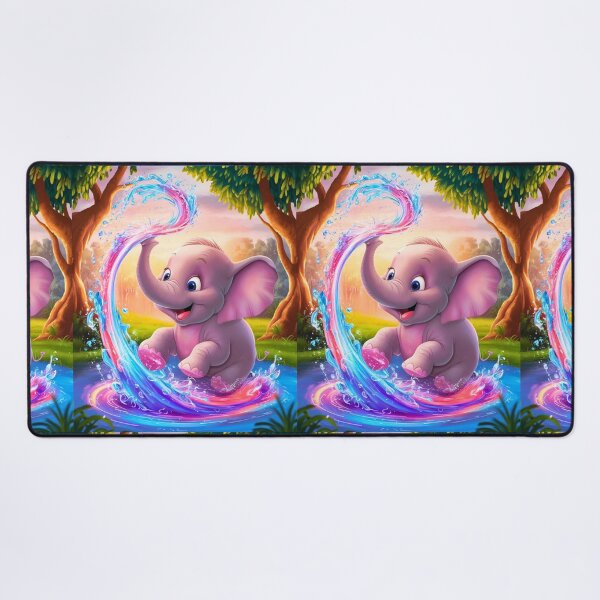 Item preview, Cute Elephant. Little elephant, colorful elephant, elephant drawing designed and sold by ElephantVibes.