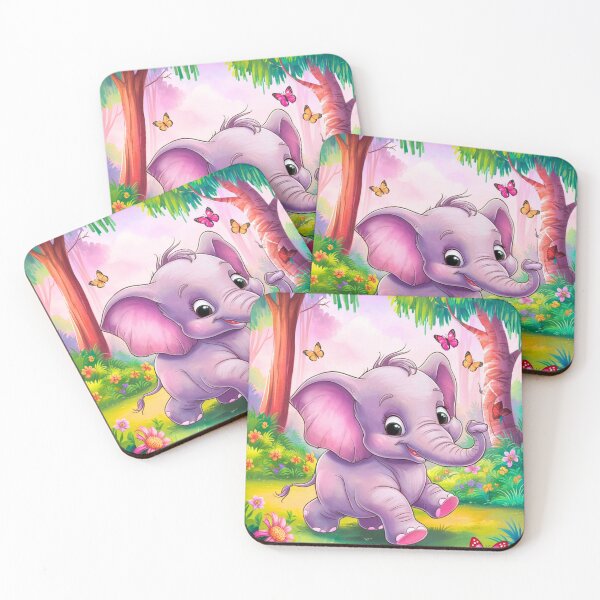 Item preview, Cute Elephant. Little elephant, colorful elephant, elephant drawing designed and sold by ElephantVibes.