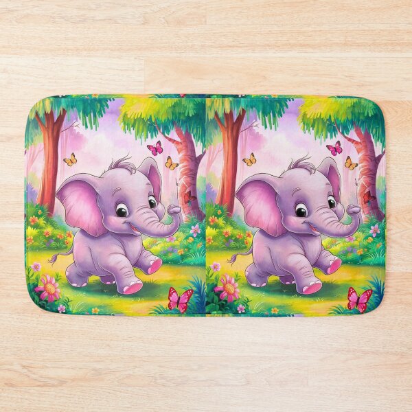 Item preview, Cute Elephant. Little elephant, colorful elephant, elephant drawing designed and sold by ElephantVibes.