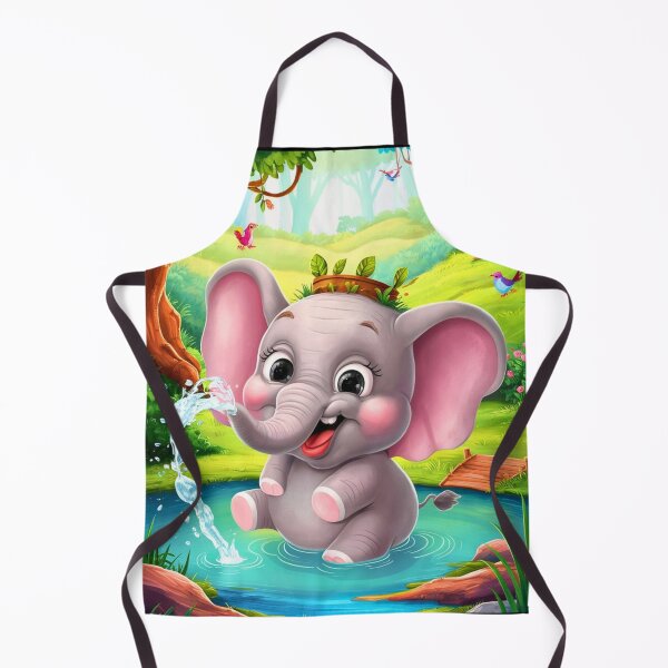 Item preview, Cute Elephant. Little elephant, colorful elephant, elephant drawing designed and sold by ElephantVibes.