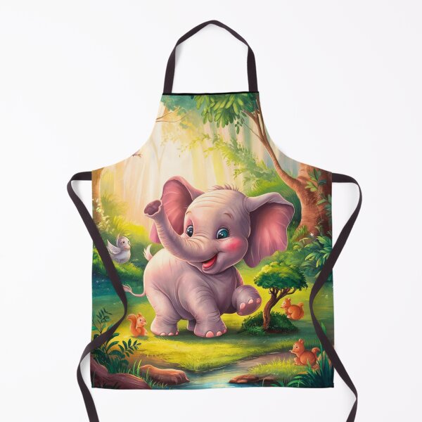 Item preview, Cute Elephant. Little elephant, colorful elephant, elephant drawing designed and sold by ElephantVibes.
