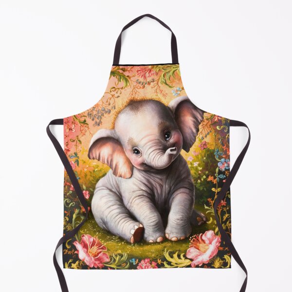 Item preview, Cute Elephant. Little elephant, colorful elephant, elephant drawing designed and sold by ElephantVibes.