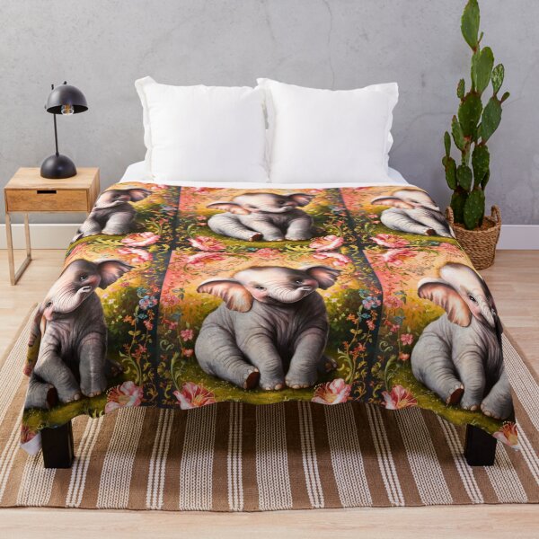 Item preview, Cute Elephant. Little elephant, colorful elephant, elephant drawing designed and sold by ElephantVibes.