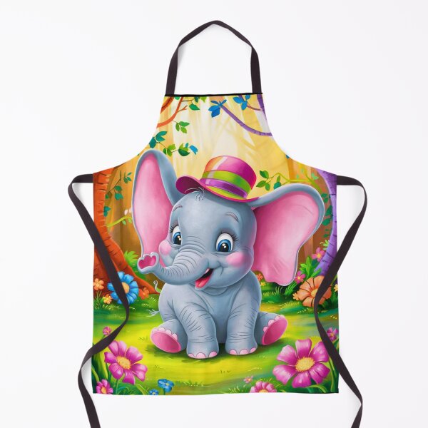Item preview, Cute Elephant. Little elephant, colorful elephant, elephant drawing designed and sold by ElephantVibes.