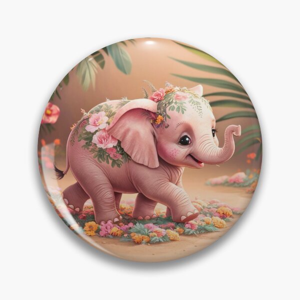 Item preview, Cute Elephant. Little elephant, colorful elephant, elephant drawing designed and sold by ElephantVibes.