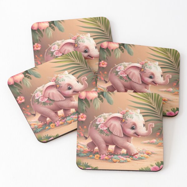 Item preview, Cute Elephant. Little elephant, colorful elephant, elephant drawing designed and sold by ElephantVibes.