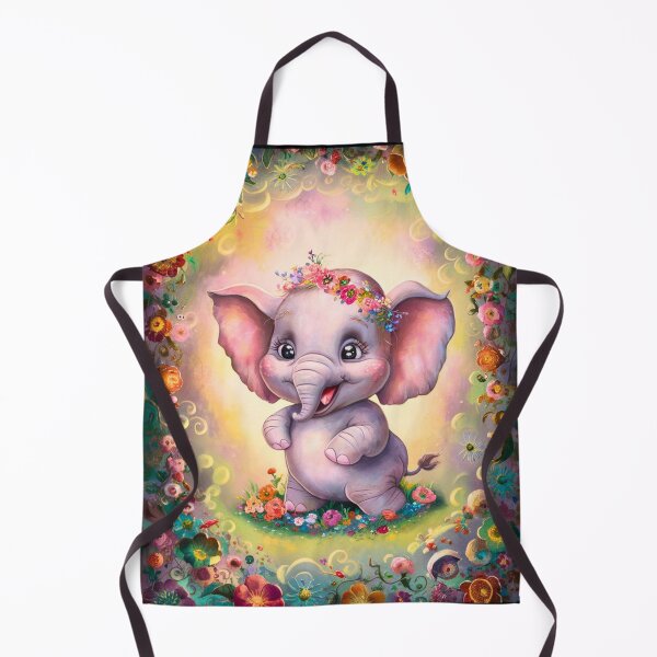 Item preview, Cute Elephant. Little elephant, colorful elephant, elephant drawing designed and sold by ElephantVibes.